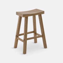 Barhocker Asayo, Ulme massiv, H. 65 cm LA REDOUTE INTERIEURS image