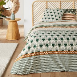 Lilia 100% Cotton Bed Set with Square Pillowcase SO'HOME image