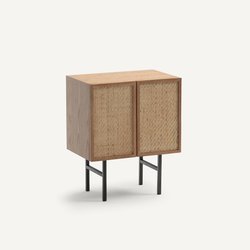 Pletenice Oak Veneer Bedside Table AM.PM image