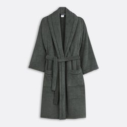 Badjas met sjaalkraag in badstof Victor 400 g/m2 LA REDOUTE INTERIEURS image