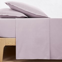 Drap plat uni en percale de coton bio Scenario LA REDOUTE INTERIEURS image
