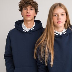 Свитшот с капюшоном оверсайз из мольтона унисекс LA REDOUTE COLLECTIONS image
