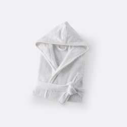 Ismo 100% Organic Cotton Adult Hooded Bathrobe LA REDOUTE INTERIEURS image