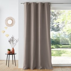 Cortinado em linho/algodão com ilhós, Taïma LA REDOUTE INTERIEURS image
