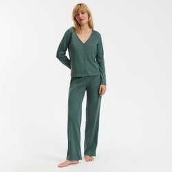 Pyjama en maille nid d'abeille LA REDOUTE COLLECTIONS image