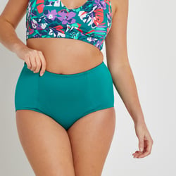 Bas de maillot de bain culotte haute LA REDOUTE COLLECTIONS PLUS image