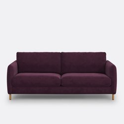 Canapé convertible velours, 4 places Loméo LA REDOUTE INTERIEURS image