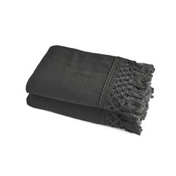 Set of 2 Kyrami Organic Cotton / Linen Blend Guest Towels AM.PM image