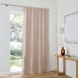 Velvet Hidden Tab Top Blackout Curtain LA REDOUTE INTERIEURS image