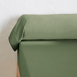 Victor Plain Washed Cotton Satin 300 Thread Count Bolster Pillowcase LA REDOUTE INTERIEURS image