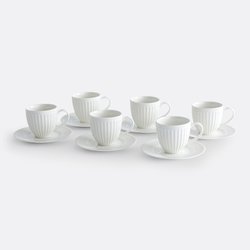 Confezione da 6 tazzine da tè con piattino, Jewely LA REDOUTE INTERIEURS image