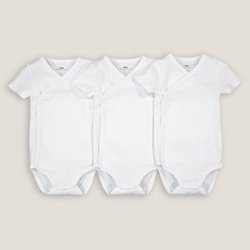 Set van 3 rompers in bio katoen LA REDOUTE COLLECTIONS image