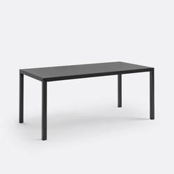Table à manger métal acier noir 6 couverts, Hiba LA REDOUTE INTERIEURS image