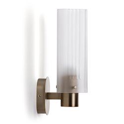 Strozzi Glass and Metal Wall Light by E.Gallina AM.PM image