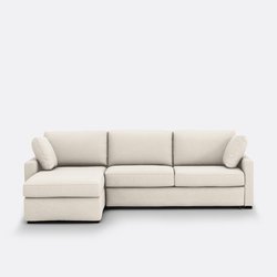 Sofá-cama de canto, em poliéster mesclado, bultex, Timor LA REDOUTE INTERIEURS image