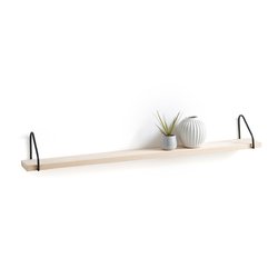 Étagère murale pin massif métal fer L120 cm, Vinto LA REDOUTE INTERIEURS image