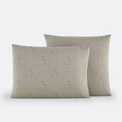 Valentin 30% Recycled Cotton Pillowcase LA REDOUTE INTERIEURS image