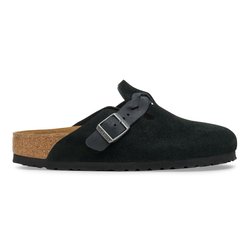 Socas em pele camurça Boston Braided BIRKENSTOCK