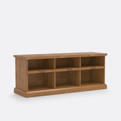 Meuble-banc d'entrée en pin, Lindley SO'HOME image