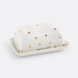 Manteigueira em porcelana com tampa, KUBLER LA REDOUTE INTERIEURS image