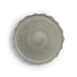 Lot 4 assiettes plates grès émail réactif, Arigato AM.PM image