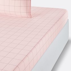 Spannbettlaken Monille, vorgewaschene Baumwolle LA REDOUTE INTERIEURS image