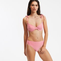 Низ от купальника с высокой посадкой в полоску LA REDOUTE COLLECTIONS image