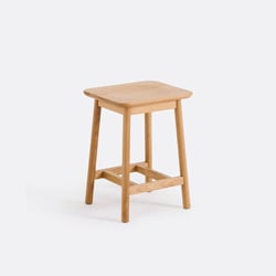 Tabouret en chêne massif H45 cm, Monsio LA REDOUTE INTERIEURS image