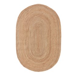 Aftas Oval Jute Rug LA REDOUTE INTERIEURS image