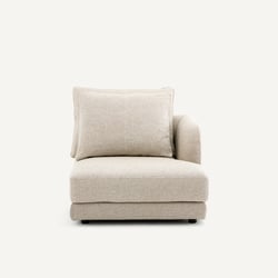 Demi-canapé droit, modulable en texturé viscose et lin, TIBERIO AM.PM image