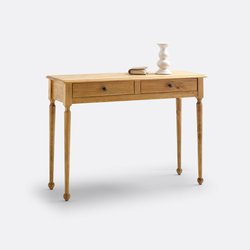 2-drawer console table in solid pine and MDF LA REDOUTE INTERIEURS image