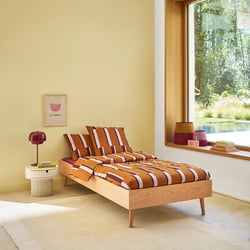 Miji Oak Veneer Bed with Bed Base LA REDOUTE INTERIEURS image