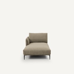 Chaise longue in velluto stonewashed, Oscar, design di Emmanuel Gallina AM.PM X EMMANUEL GALLINA image