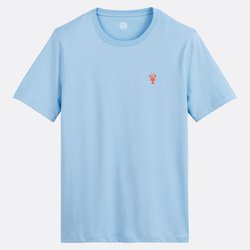 T-shirt girocollo maniche corte ricamata LA REDOUTE COLLECTIONS image