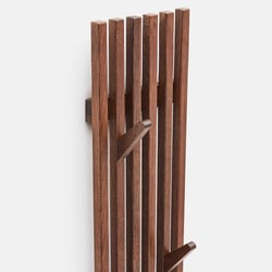 Colgador de pared roble macizo 4 ganchos, Anies LA REDOUTE INTERIEURS image
