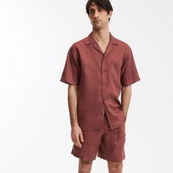 Прямая блузка из льна LA REDOUTE COLLECTIONS image