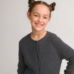 Gilet en grosse maille LA REDOUTE COLLECTIONS image