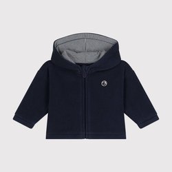 Felpa con cappuccio pile PETIT BATEAU image