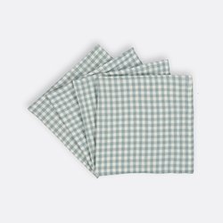 Lot de 4 langes gaze de coton, 45x45 cm, Croizic LA REDOUTE INTERIEURS image