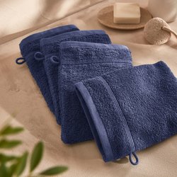 4er-Pack Waschlappen Zavara, Schlingenfrottee LA REDOUTE INTERIEURS image