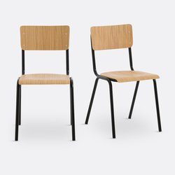 Set of 2 Hiba Stackable School Chairs LA REDOUTE INTERIEURS image