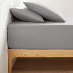 Drap housse uni coton, bonnet 32cm, Scenario LA REDOUTE INTERIEURS image