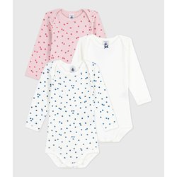Lot de 3 bodies manches longues PETIT BATEAU image