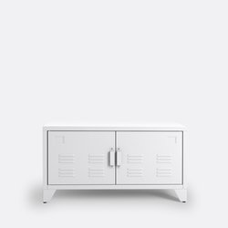 Hiba 2-Door Metal Low Sideboard LA REDOUTE INTERIEURS image