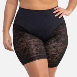 Panty gainant en microfibre et dentelle LA REDOUTE COLLECTIONS PLUS image