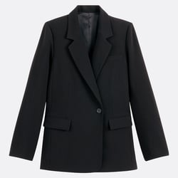 Blazer long coupe oversize, boutonnage asymétrique LA REDOUTE COLLECTIONS image