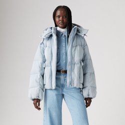 Denim Hooded Padded Jacket LEVI'S image