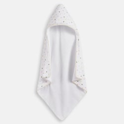 Cape de bain en gaze de coton et éponge bouclette 380g, SCACCO LA REDOUTE INTERIEURS image