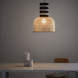Светильник из бамбука и плетеной бумаги, Tribe OTTO STUDIO FOR AM.PM image