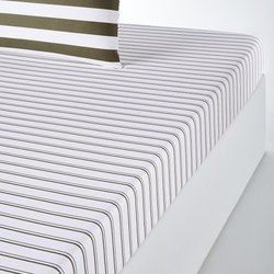 Canyon Cotton Fitted Sheet for Deep Mattresses LA REDOUTE INTERIEURS image